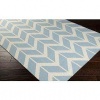 Surya Fallon FAL-1070 Jill Rosenwald Chevron Flat Weave Area Rug, 5 by 8-Feet