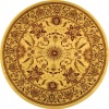 Area Rug 5x5 Round Traditional Creme - Creme Color - Safavieh Lyndhurst Rug from RugPal