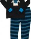 Toddler 2 Piece Cotton PJ Set - Penguin w Snow Hat