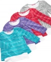 Put some sparkle in her eye with one of these fun faux-layered shirts from Energie.