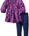 Splendid Littles Baby-Girls Infant Mod Dot Tunic Set, Robyn, 3-6 Months