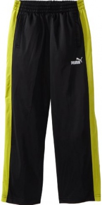 Puma - Kids Boys 8-20 Colorblock Pant, Black, Large