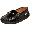 Venettini 55-Relax Moccasin (Toddler/Little Kid),Black Patent,35 EU (3-3.5 M US Little Kid)