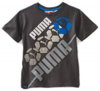 Puma - Kids Boys 2-7 Play Tee, Grey, 6