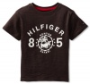 Tommy Hilfiger Boys 2-7 Short Sleeve Astrid Slub Tee, Pumpernickel Brown, 06 Regular