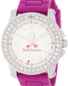 Juicy Couture Women's 1900703 Pedigree Pink Jelly Strap Watch