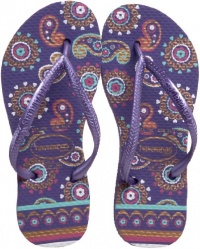 Havaianas Slim Garden Flip Flop (Toddler/Little Kid),Purple,23-24 BR (8 M US Toddler)