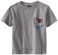 Quiksilver Boys 2-7 3D Fakeout Kids Tee, Smoke Heather, 4T