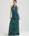 BCBGMAXAZRIA Gown - Snake Print Halter