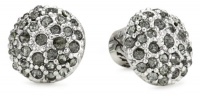 Kenneth Cole New York Urban Stone Pave Round Stud Earrings