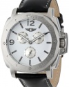 I By Invicta Men's 41703-002 Stainless Steel Black leather Watch