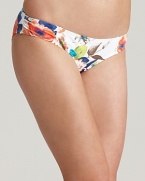 Tommy Bahama's Beach Blossoms bikini exudes classic glamour in a graphic floral print and crisp, fresh hues.