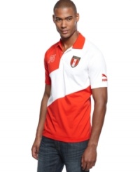 Use preppy style to give props to your favorite country in this polo shirt from Puma.