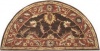 Surya CAE-1036 Caesar Chocolate 2-Feet by 4-Feet Hearth Area Rug