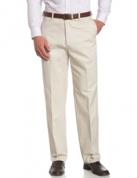 Savane Men's Flat Front Wrinkle Free Twill