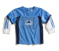 adidas Baby-Boys Infant Hero Jersey, Bright Blue, 18 Months