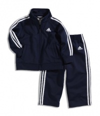 adidas Boys 2-7 ITB Iconic Tricot Set, Navy, 7