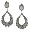 Judith Jack Holiday Glamour Sterling Silver, Marcasite and Cubic Zirconia Chandelier Earrings