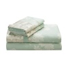 Natori Harmoni 400-Tread Count Cotton Print King Fitted Sheet