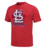 MLB Boys' St.Louis Cardinals League Champions Locker Room Tee (Athletic Red, Medium)