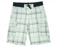 Epic Threads Plaid Cargo Shorts Bright White Small