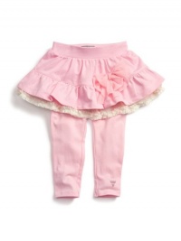 GUESS Kids Girls Skort with Leggings, PINK (24M)