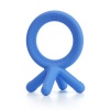 Comotomo Silicone Baby Teether, Blue