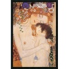 Three Ages of Woman - Mother and Child 1905 by Gustav Klimt, Framed Print Art - 37.66 x 25.66