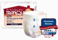 Tranquility ATN (All-through-the-Night) Fitted Briefs Size Medium Case/84 (7 bags of 12)