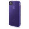 OEM Verizon Apple iPhone 4 Purple Belkin High Gloss Silicone Case