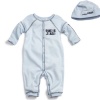 Guess Boy 0-9 Months 2Fer Coverall (0-3 M, Blue)