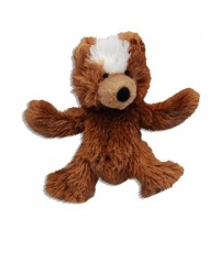 KONG Teddy Bear Dog Toy, Medium, Brown