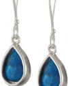 Dogeared Jewels and Gifts Healing Gems Sterling Silver Turquoise Teardrop Earrings