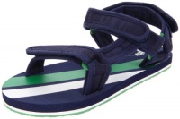 Polo by Ralph Lauren Aqua Backstrap Sandal (Toddler/Little Kid),Navy,10 M US Toddler