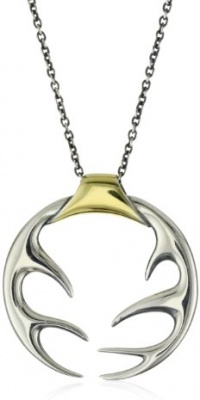 Elizabeth and James Antler Silver and Gold-Plated Pendant Necklace, 16-18