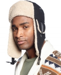 Rock a woodland look that's urban ready with this cool trapper hat from Sean John.