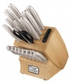 Chicago Cutlery 18-Piece Insignia Steel Knife Set with Block and In-Block Sharpener