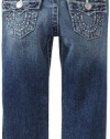 True Religion Boys 2-7 Jack Handstitch Logo Slim Jean, Independence, 3