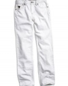 GUESS Kids Boys Big Boy White-Wash Brit Rocker Jeans, WHITE (12)