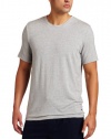 HUGO BOSS Men's Sleepwear Modal S/S Crew Neck Tshirt, Grey, Large