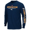 NFL Denver Broncos Primary Receiver III Long Sleeve T-Shirt, Athletic Navy