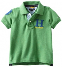 Tommy Hilfiger Boys 2-7 Short Sleeve Philip Polo Shirt, Gecco Green, 2 Regular