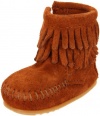 Minnetonka Double Fringe Bootie (Infant/Toddler),Brown,4 M US Toddler