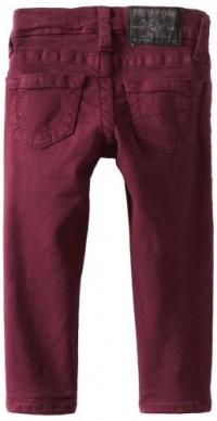 True Religion Girls 2-6X Casey Stitch Pant, Bordeaux, 2