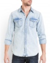 GUESS Clifton Long-Sleeve Denim Shirt