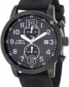 Invicta Men's 11245 Specialty Black Chronograph Carbon Fiber Dial Black Polyurethane Watch