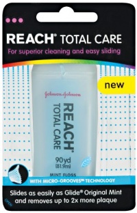 Reach Total Care Floss 90-Yard, (Pack of 3)