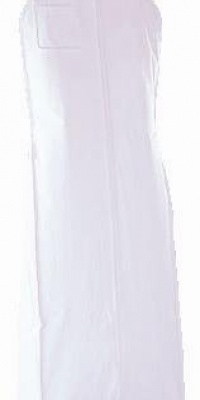 New White Breathable Wedding Bridal Dress Garment Bag (600GBB)