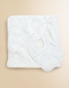 Baby will be comfy and cozy in this plush, terry cotton blanket with hood.33½X33½CottonMachine washImported