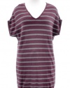 Calvin Klein Jeans Women's Striped Belted Sweater Dress